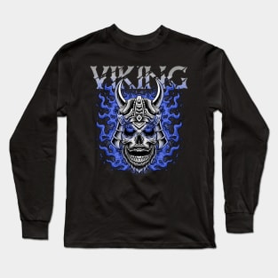 VIKING SKULL Long Sleeve T-Shirt